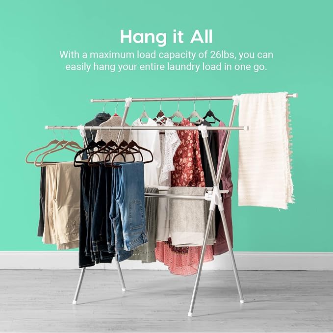 IRIS USA Foldable Drying Rack - Image 3