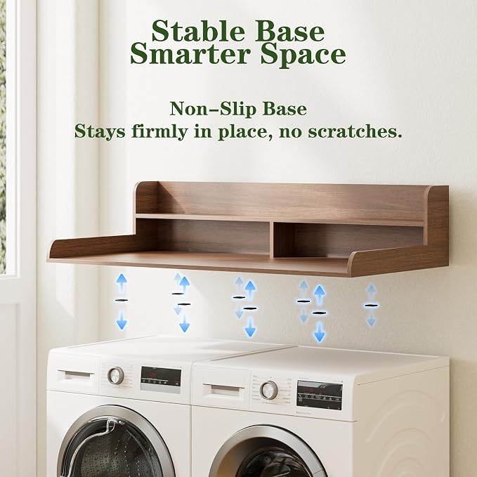 2-Tier Washer Dryer Countertop, Laundry Room Organization and Storage, 27.6" x - Image 4