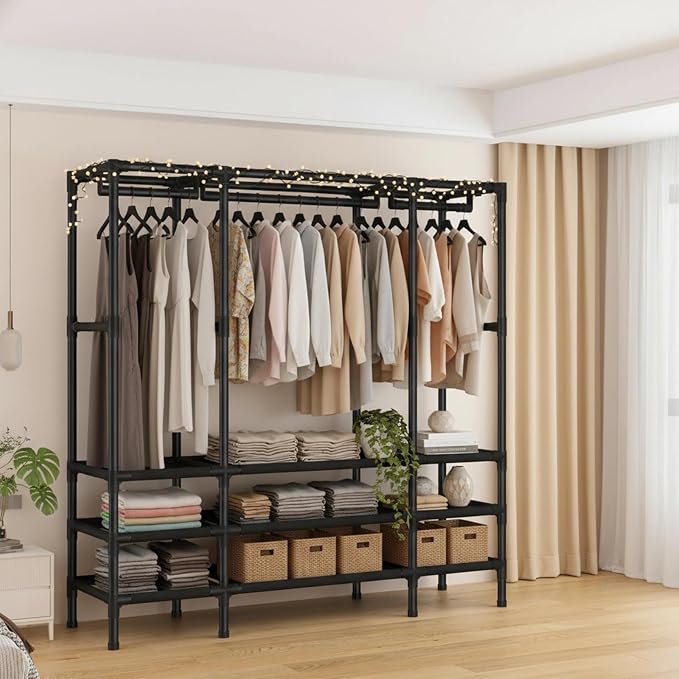 Portable Closet, Garment Rack, Heavy Duty Clothes Rack - Image 4