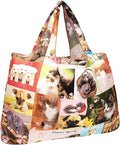 allydrew Large Foldable Tote Nylon Reusable Grocery Bag by allydrew