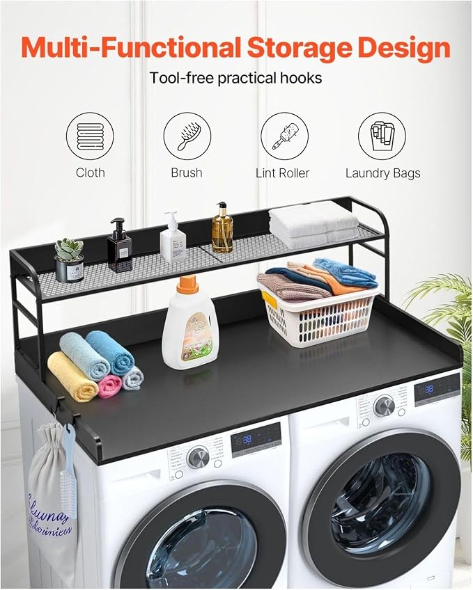 Washer Dryer Countertop with Shelf - Image 2