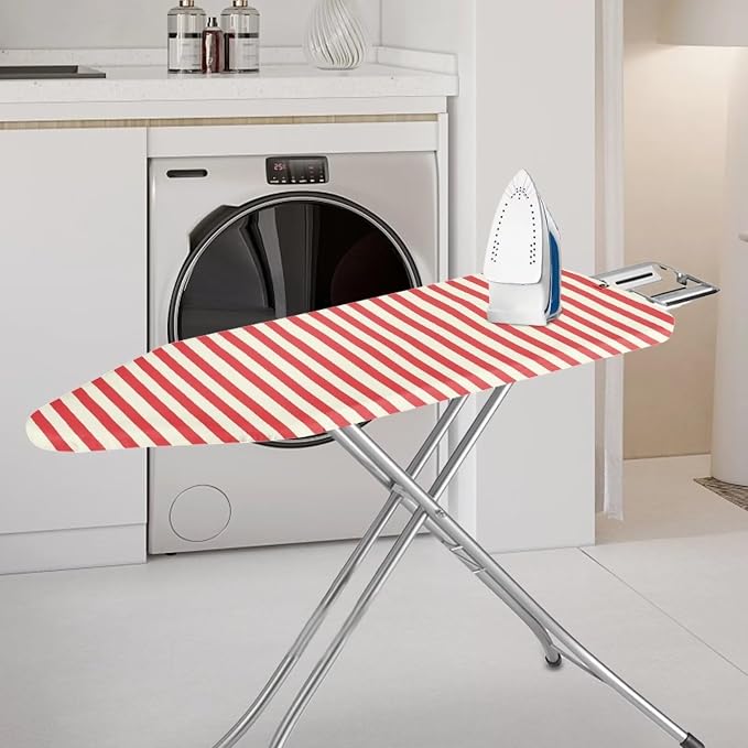 Red Stripe Ironing Board Cover Table Top Home Decoration, Iron Board Cushion - Image 2