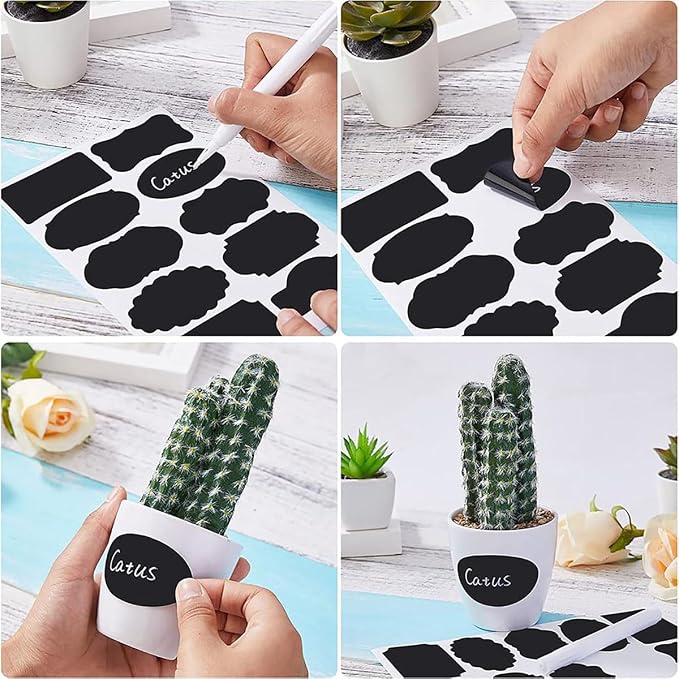 Chalkboard Label 240 Pcs Waterproof Reusable Labels - Image 3