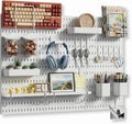 Keepo Peg Board Wall Organizer – Plastic Pegboard Panels, Modular Peg Board by Keepo