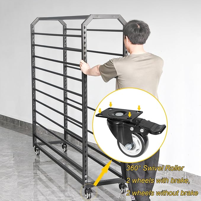 Commercial Fabric Roll Storage Rack - Image 7