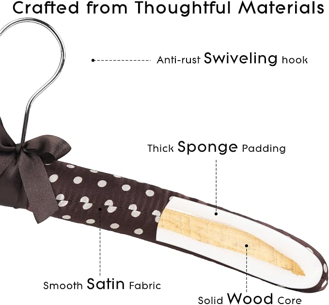 Women's Satin Padded Hangers - Image 3