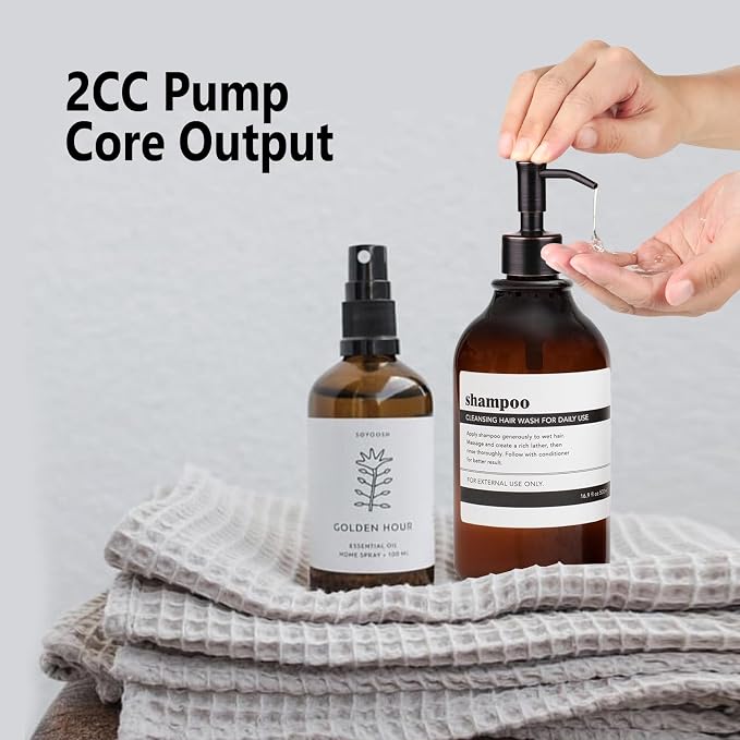 Amoliar Mason Jar Liquid Soap Dispenser Pump, Stainless Steel Replacement Pump - Image 3