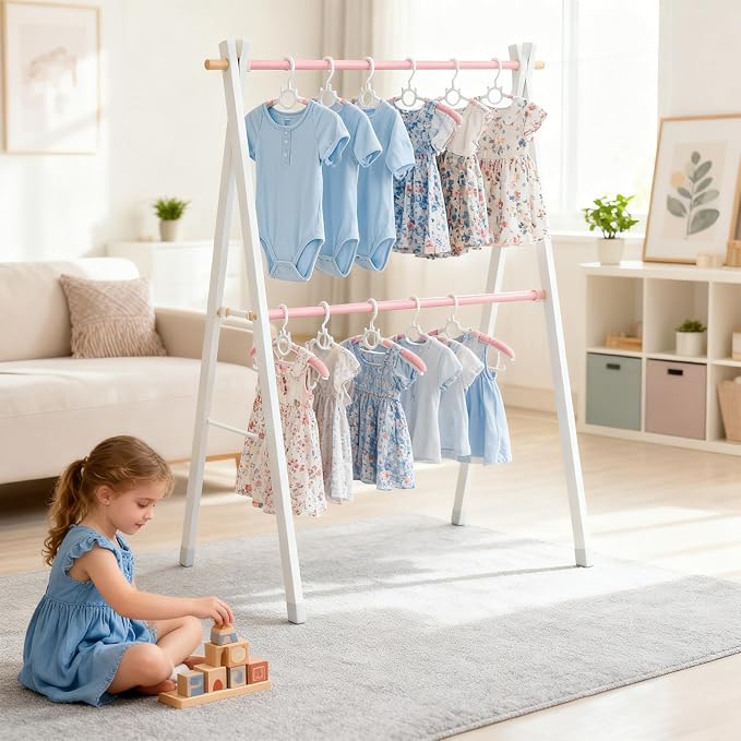 JSF Baby Hangers, 30 Pack Baby Clothes Hangers - Image 7