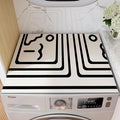 Abstract Print Washing Machine Mat by BANEBOR