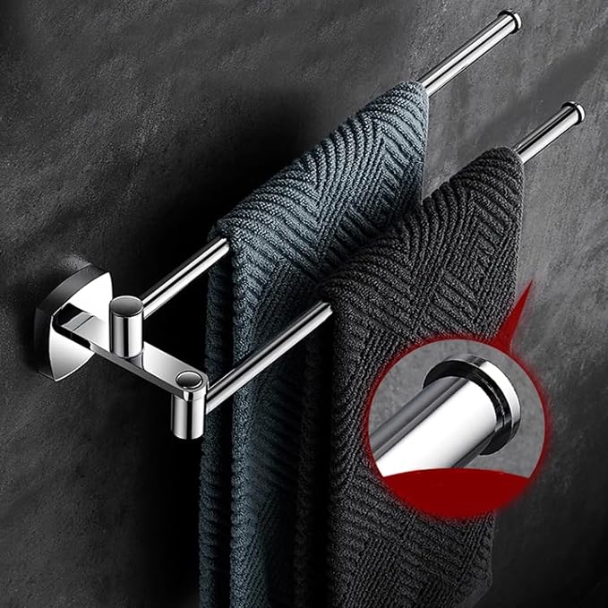 304 Stainless Steel Swing Out Towel Bar - Image 5