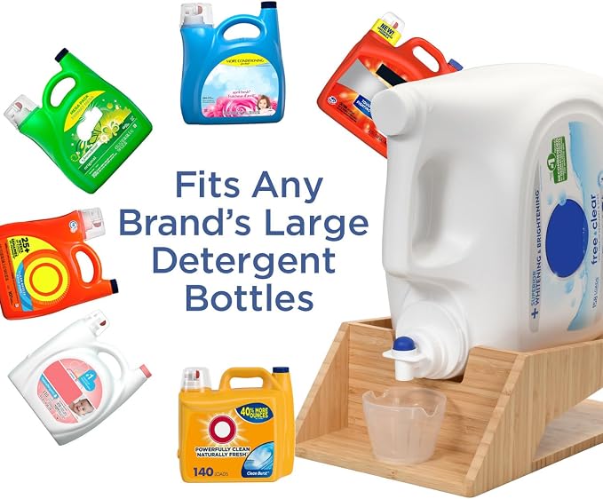 MobileVision Bamboo Laundry Detergent Holder - Image 8