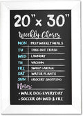 Ilyapa Rustic Wooden Magnetic Kitchen Chalkboard Sign by Ilyapa