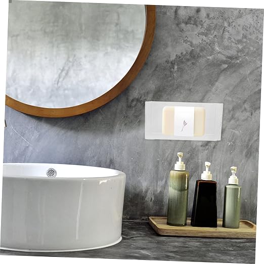 Unomor Acrylic Storage Box Wall-Mounted Tissue Mask Holder Home Storage Box - Image 3