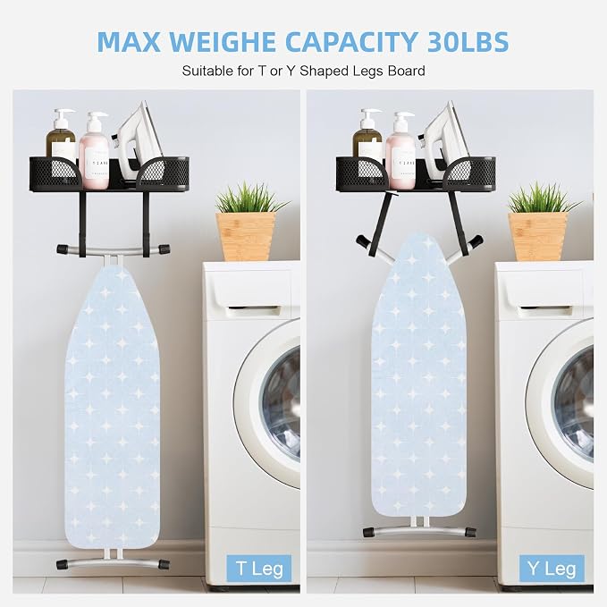 Ironing Board Holder Wall Mount, Ironing Board Hanger, Laundry Room Decor - Image 5
