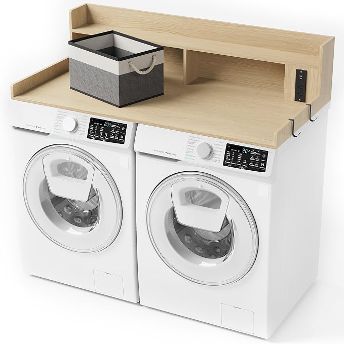 Upgraded 2-Tier Washer and Dryer Countertop - Image 8