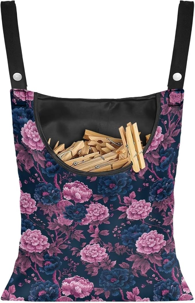 Clothespin Bag, Hanging Laundry Bag, Clothes Lines by Unknown