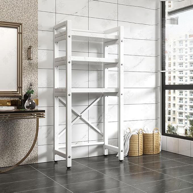 3 Tiers Over The Washer and Dryer Storage Shelf, Standing Rack Shelf - Image 3
