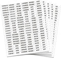 660 Pcs Home Office Identification Light Switch Labels, Transparent Switch by GOMAKERER