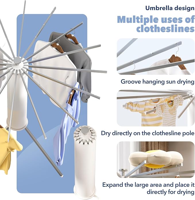 Tripod Clothes Drying Rack, Laundry Drying Rack - Image 4