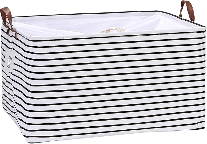 Hinwo 70L Extra Large Storage Bins, Closet Organizers and Storage, Foldable by Hinwo
