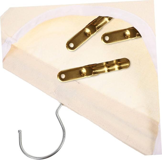 OUNONA Clothespin Storage Bag Hook Portable Hanging Clothes Pin Organizer - Image 3