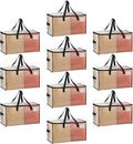 VENO 10 Pack Moving Bags, Comforter and Blanket Storage Bags by Veno