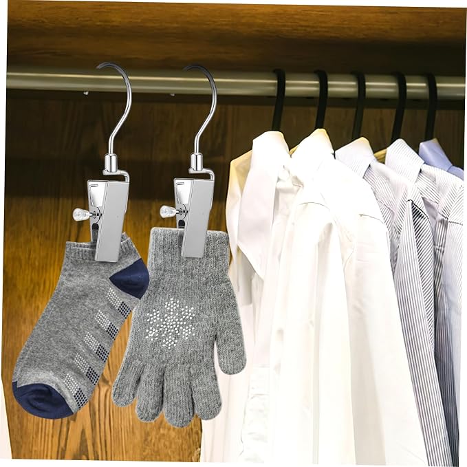 10 Pcs Rotatable Laundry Clips - Image 4