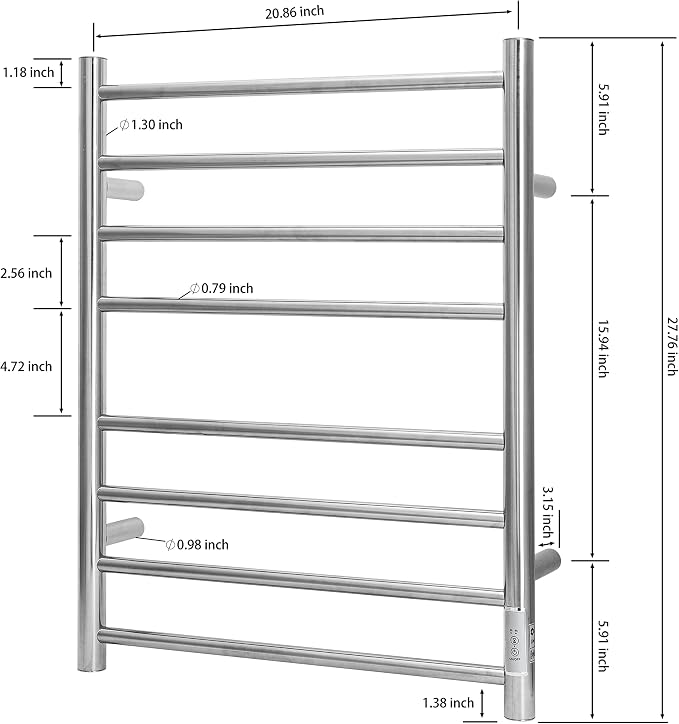 KEG Towel Warmer Wall Mounted - Image 3