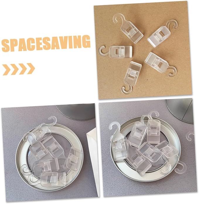 12pcs Strong Clamp Hooks Hanger Clips - Image 3