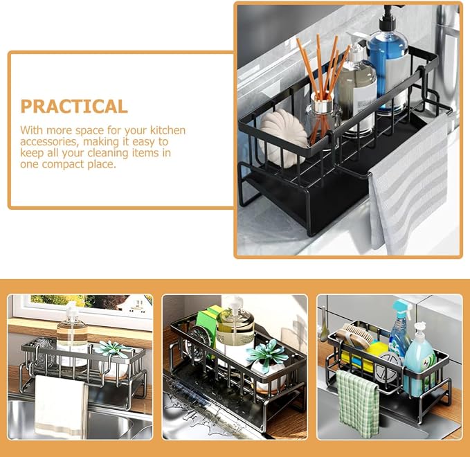 Multifunctional Kitchen Sink Storage Rack - Image 8