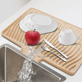 Silicone Dish Drying Mat for Kitchen Countertops and Sinks, 19 x13.7 Inch Non by DTXIAQIAO