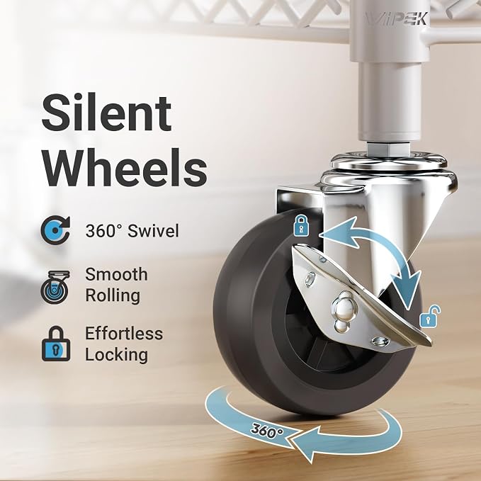 VIPEK R1 Rolling Clothes Rack - Image 5