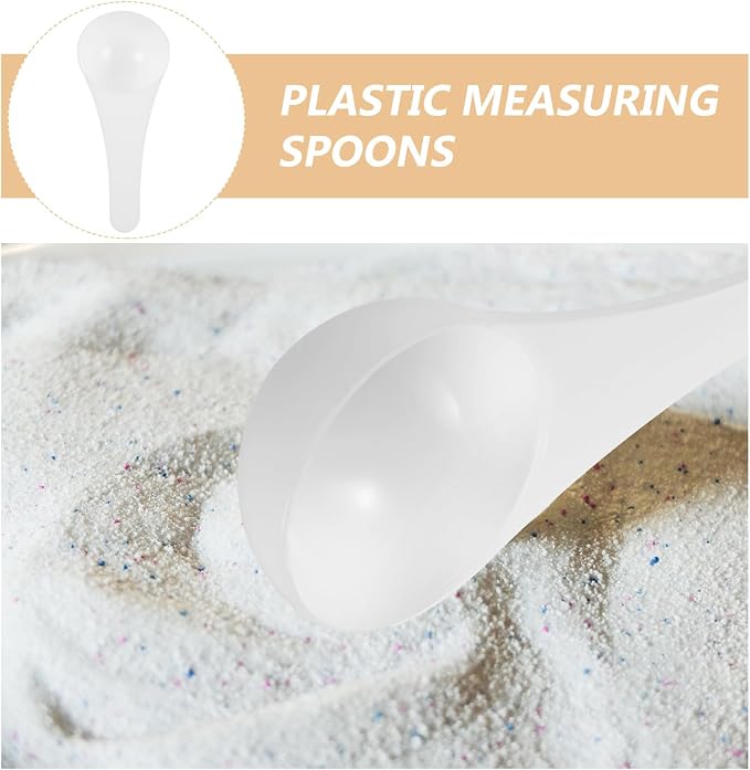 VALICLUD 20pcs Plastic Laundry Powder Measuring Spoons - Image 7
