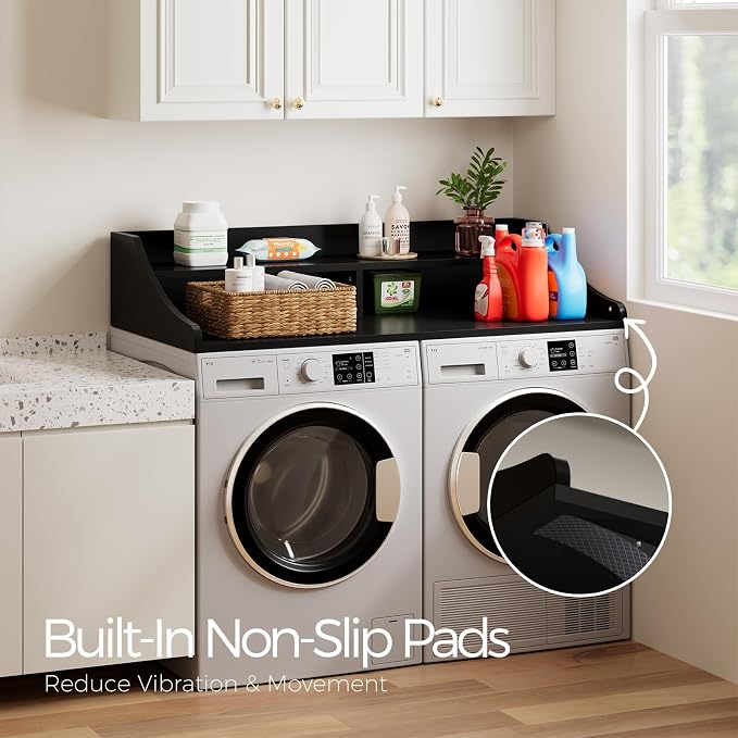 2-Tier Washer Dryer Topper, Laundry Room Organizer - Image 7