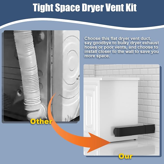 17.7-29.5" Telescoping Dryer Vent Connector Kit, 304 Stainless Steel Periscope - Image 6