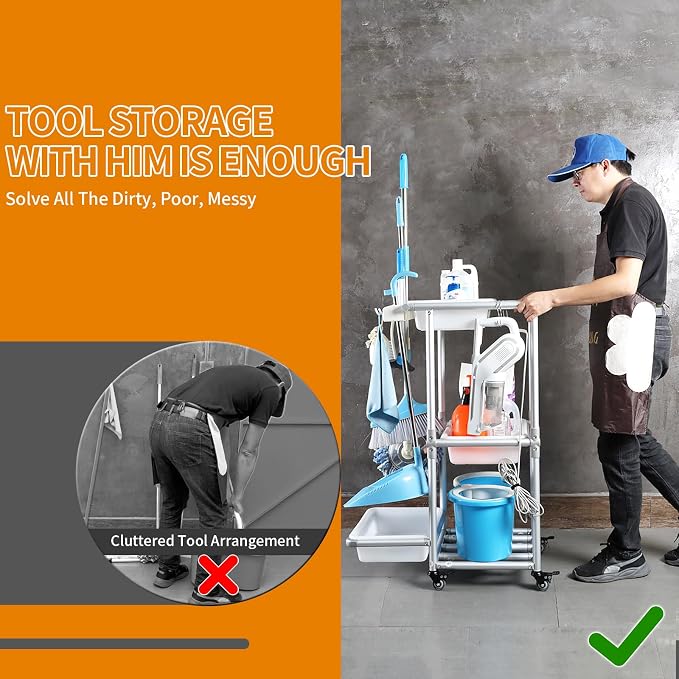 A Nice Little Cleaning Cart - Image 2