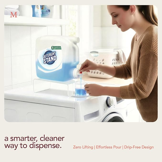 Liquid Laundry Detergent Dispenser Riser Organizer - Image 3
