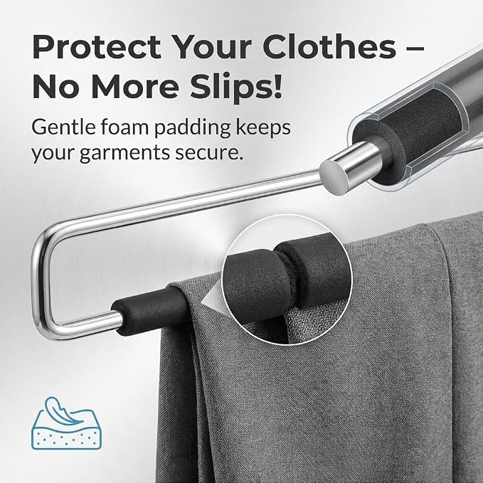 USTECH Multi-Tier Swing Arm Pants Hanger - Image 2