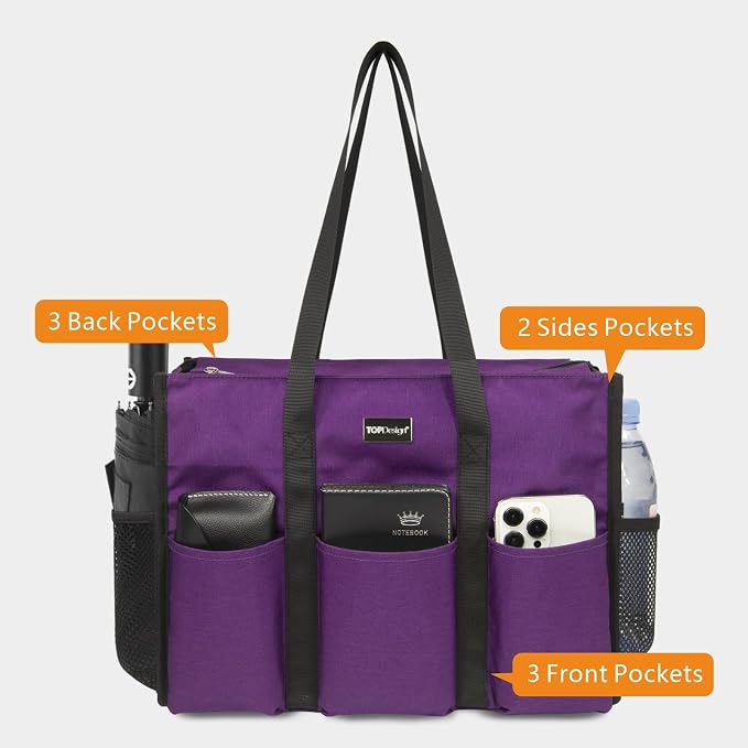 TOPDesign Utility Water Resistant Tote Bag - Image 3