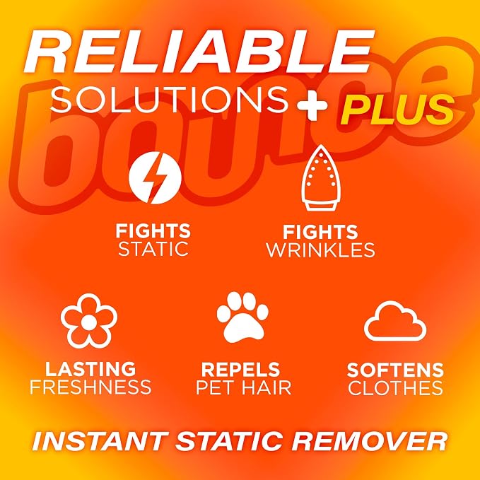 Bounce Anti Static Spray, 3 in 1 Instant Anti Static Spray & Instant Wrinkle - Image 4