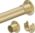 1.3 Inch Diameter Closet Rods for Hanging Clothes 17-100 Inch Adjustable by DwelSpire