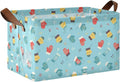 Christmas Gloves Blue Storage Bins Large Baskets Boxes Foldable Fabric Storage by Unknown