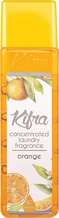 KIFRA ORANGE Concentrated Laundry Fragrance 6.76 Fl Oz 200ml 80 Washing Cycles by KIFRA