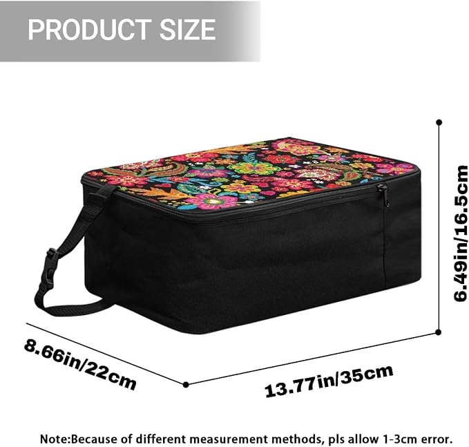 Flower Clothes Iron Storage Bag Foldable Portable Iron Holder - Image 7