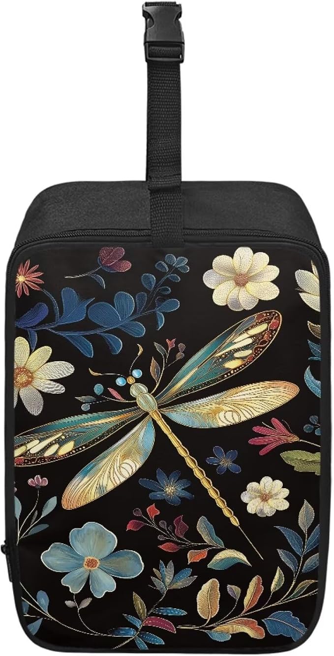 Steamer Storage Bag Floral Dragonfly Travel Pouch by YUVAMAGIMO