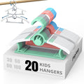 20 Pack Baby Hangers, Adjustable Plastic Hanger by PIGLOG