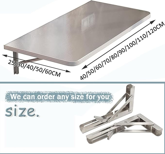 Space-Saving Wall-Mounted Folding Table - Image 3