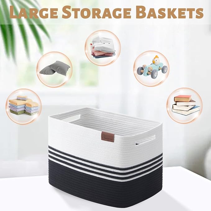 Storage Baskets, 42L*2 Pack Storage Baskets - Image 5