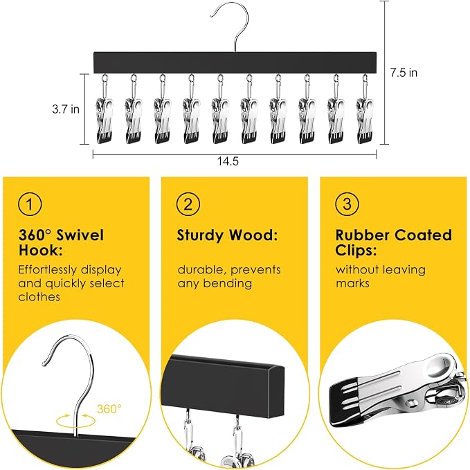 Legging Organizer for Closet, Pants Hangers - Image 5