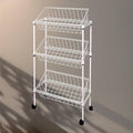 NSF white 3-layer storage rack, kitchen basket rack, vegetable tableware sorting by GUANGFOSHUN